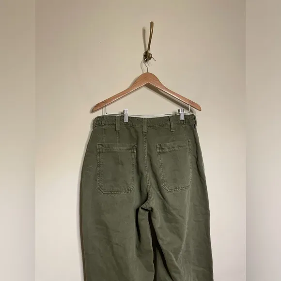 Free People Palmer Cuffed Jeans in Army
