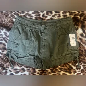 Free People Utility Shorts | Army Green Boho Size 10