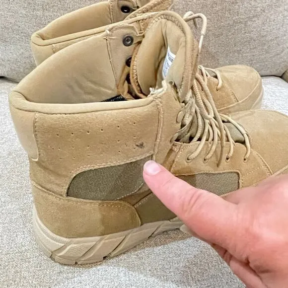 Free Soldier ACC0021 Mens Tan Tactical Military Ankle Hiking Boots Size 13