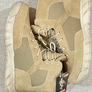 Free Soldier ACC0021 Mens Tan Tactical Military Ankle Hiking Boots Size 13
