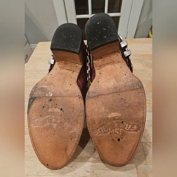 Freebird By Steven Blades Red/Wine 9 EUC OG
