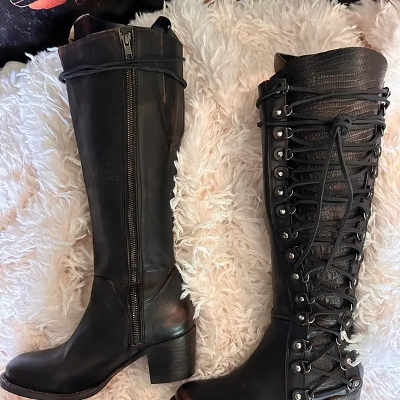 Freebird Women's Black Leather Boots