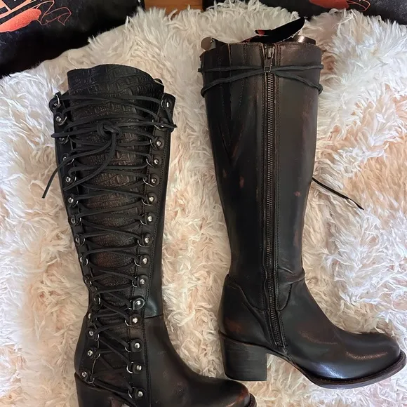 Freebird Women's Black Leather Boots