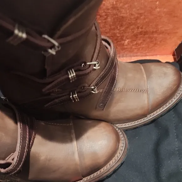Freebird Women's Brown Leather Boots Cora