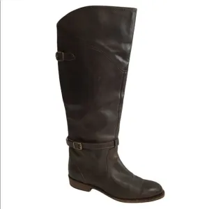 FRYE Dorado Leather Western Style Riding Boots Knee High Size 8