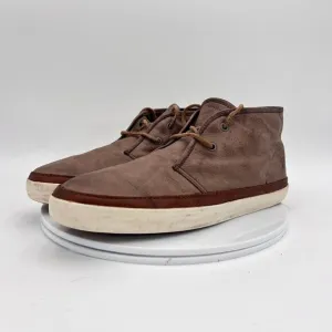Frye Gavin Men Size 11 3481238 Brown Leather Rubber Sole Ankle Chukka Boot
