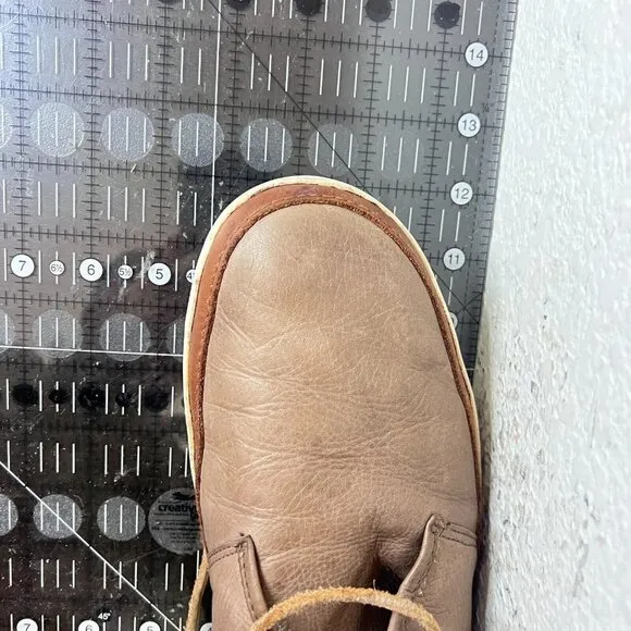 Frye Gavin Men Size 11 3481238 Brown Leather Rubber Sole Ankle Chukka Boot