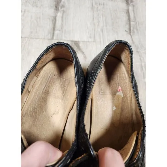 Frye Hudson Wingtip Oxford Crepe Sole Leather‎ Shoes Mens 10D
