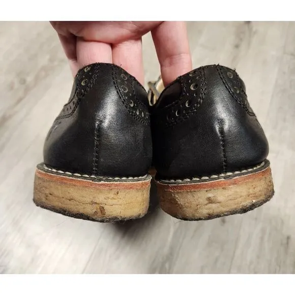Frye Hudson Wingtip Oxford Crepe Sole Leather‎ Shoes Mens 10D