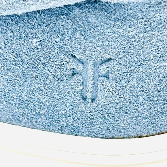 Frye shoes Kerry low top suede sneakers blue suede shoes women size 8.5