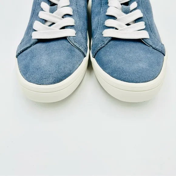 Frye shoes Kerry low top suede sneakers blue suede shoes women size 8.5