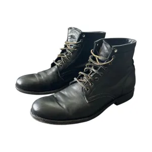 Frye Tyler Lace Up Men’s Sz 11 Black Leather Boots 3486070