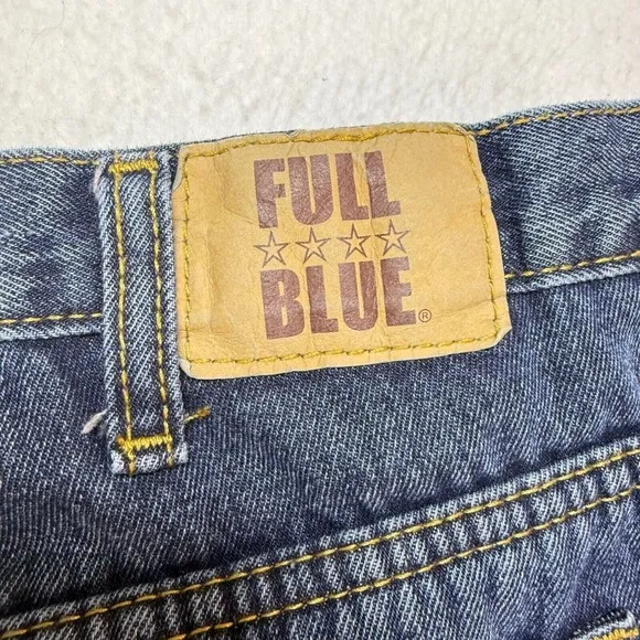 Full Blue mens Jeans  38X36 Warm‎ Casual Denim Pants lined