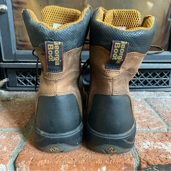 Georgia Boot Comfort Core Flex Point Waterproof Composite Toe Work Boots SZ 15
