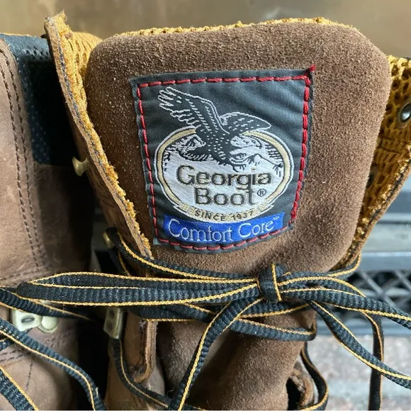 Georgia Boot Comfort Core Flex Point Waterproof Composite Toe Work Boots SZ 15