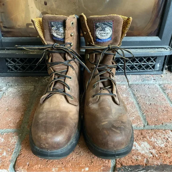 Georgia Boot Comfort Core Flex Point Waterproof Composite Toe Work Boots SZ 15
