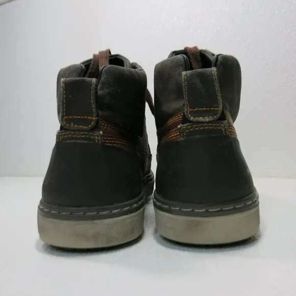 Geox Amphibiox Leather Canvas Comfort High Top Boots Men's Footwear Sz 44 11