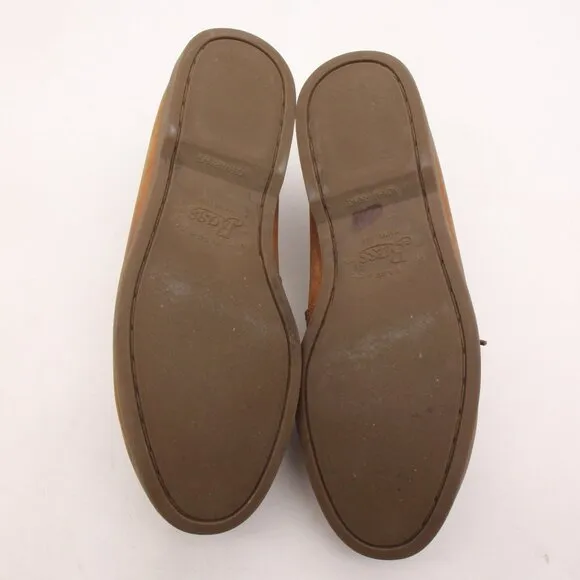 GH Bass Co Boat Hampton Core 2 Men's 9 M Brown Slip On Brown Leather Lace Up USA