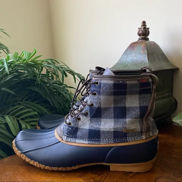G.H.Bass Plaid Duck Boots