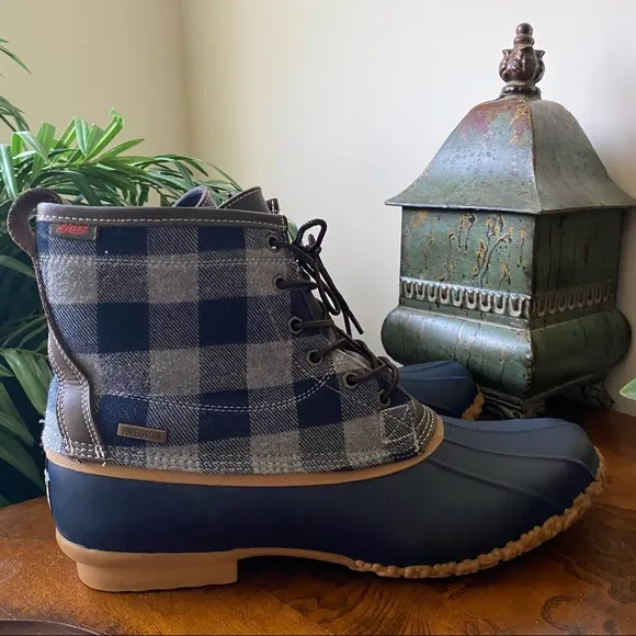 G.H.Bass Plaid Duck Boots