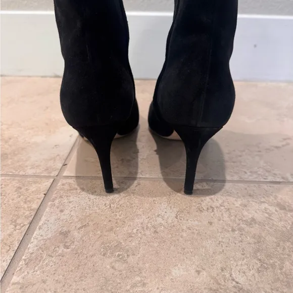 Gianvito Rossi Suede Elegant Black Women's Ankle Boots