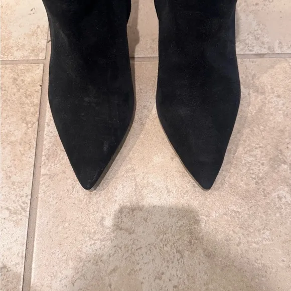 Gianvito Rossi Suede Elegant Black Women's Ankle Boots