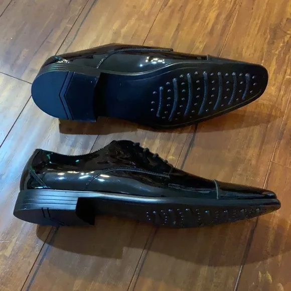 Gordon Rush Super Shiny Patent Leather dress shoes New Condition‎