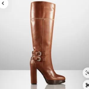Gorgeous USS 1400 Ralph Lauren Blue label leather boots 8.5,…‌