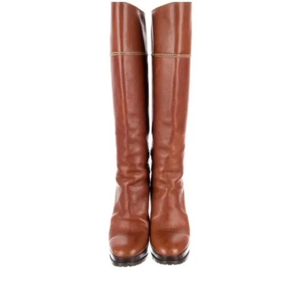 Gorgeous USS 1400 Ralph Lauren Blue label leather boots 8.5,…‌