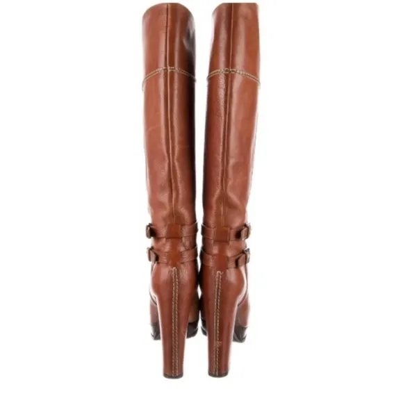 Gorgeous USS 1400 Ralph Lauren Blue label leather boots 8.5,…‌