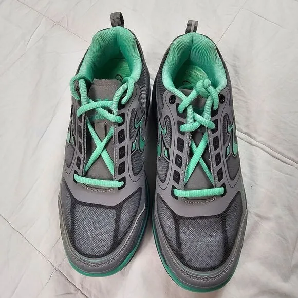 Gravity Defyer Ion Grey &amp;‎ Blue Orthopedic Athletic Shoes Women's Size 7