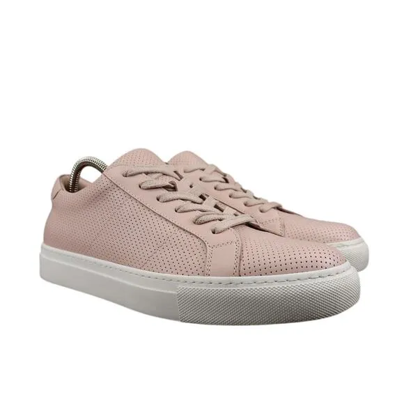 Greats Shoes Womens 10 Sneakers The Royale Leather Lifestyle Classic Pink Perf