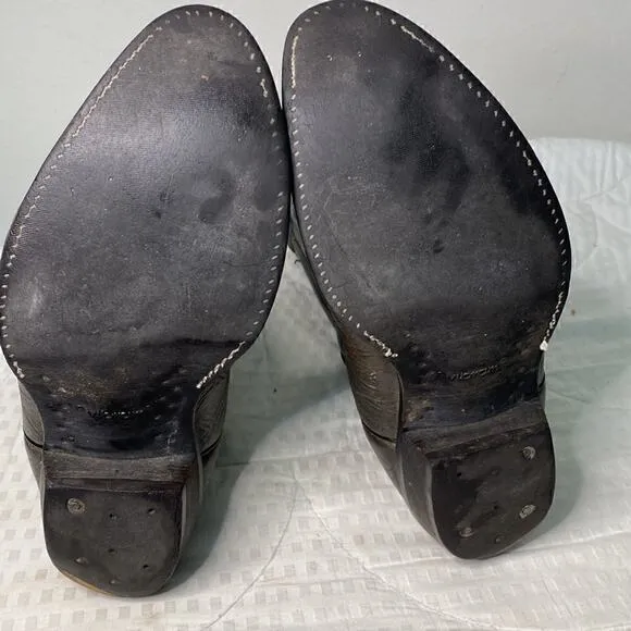 Grey Nocona Cowboy Boots Size 9 1/2 EE See Video