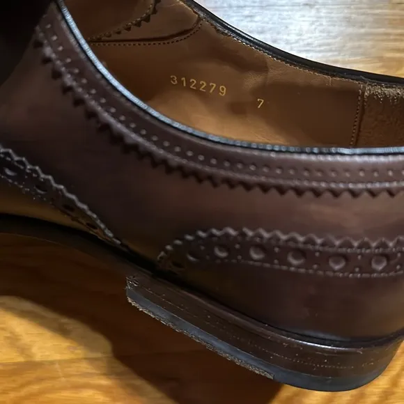 Gucci - Cap Toe Dress Shoes - Men’s Size 7 (US) - Brown
