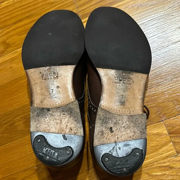 Gucci - Cap Toe Dress Shoes - Men’s Size 7 (US) - Brown