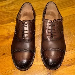 Gucci - Cap Toe Dress Shoes - Men’s Size 7 (US) - Brown