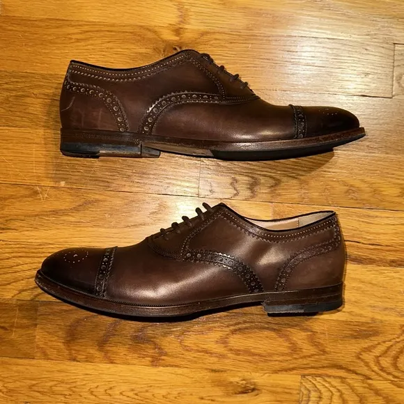 Gucci - Cap Toe Dress Shoes - Men’s Size 7 (US) - Brown