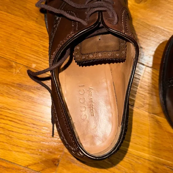 Gucci - Cap Toe Dress Shoes - Men’s Size 7 (US) - Brown