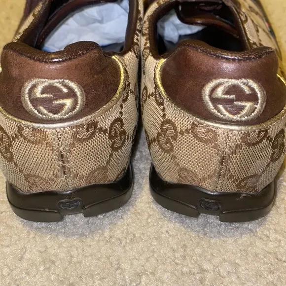 Gucci Sneaker with Leather Trim