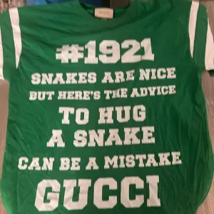 Gucci white and green shoes on page