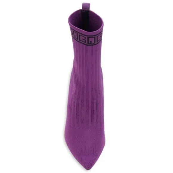Guess Stiletto Purple Sock Ankle Boots