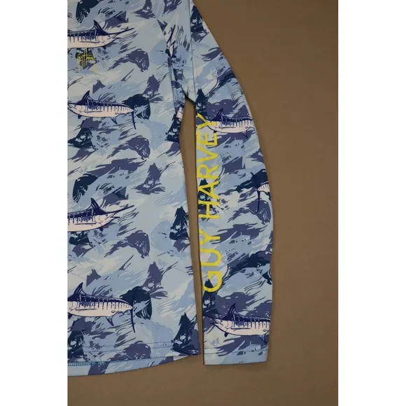 Guy Harvey Men's Long Sleeve Fishing Shirt Size XL