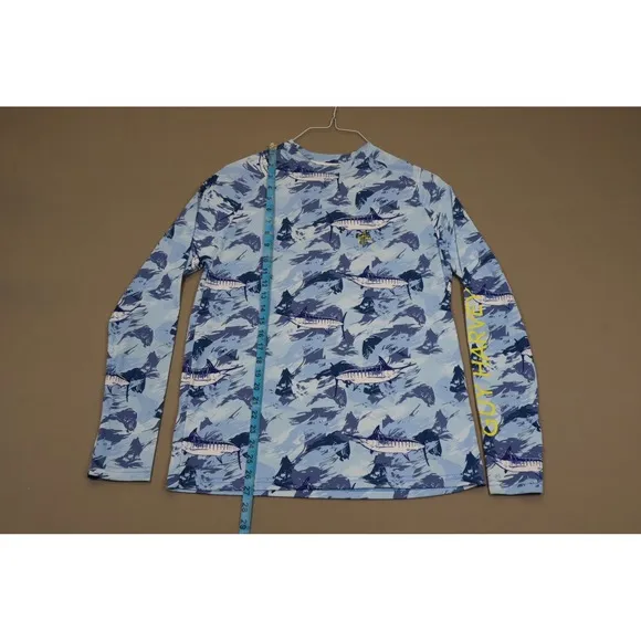 Guy Harvey Men's Long Sleeve Fishing Shirt Size XL