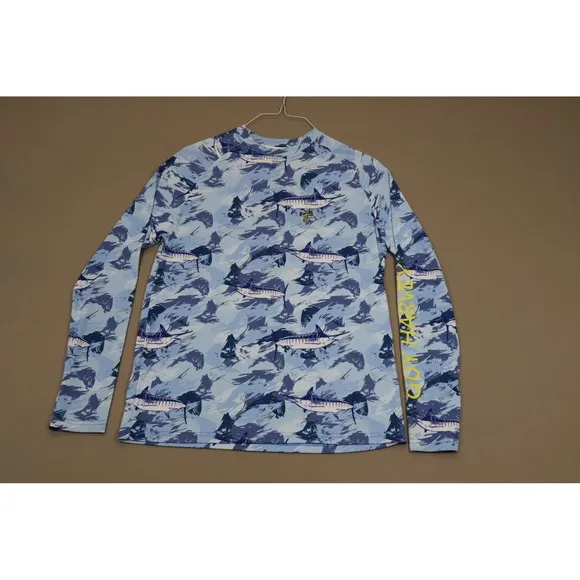 Guy Harvey Men's Long Sleeve Fishing Shirt Size XL