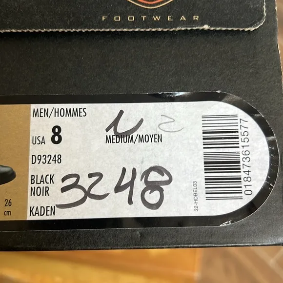 Harley Davidson  Black Leather Men's Boots