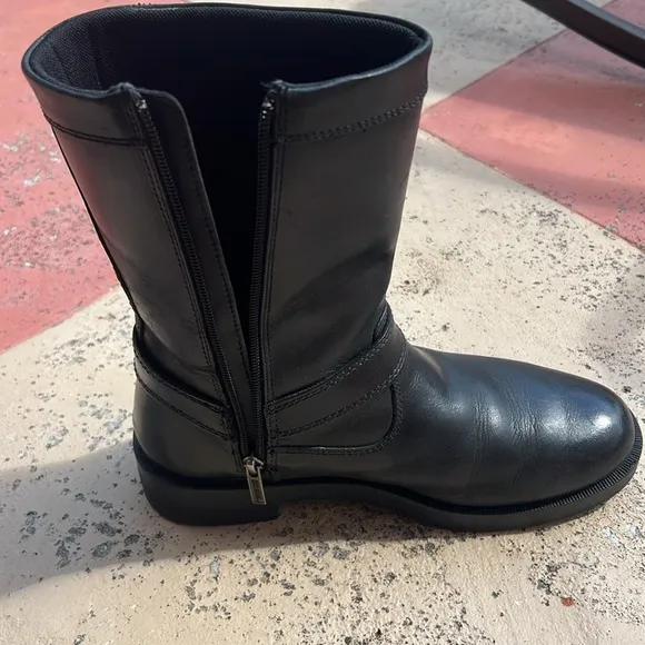 Harley Davidson  Black Leather Men's Boots