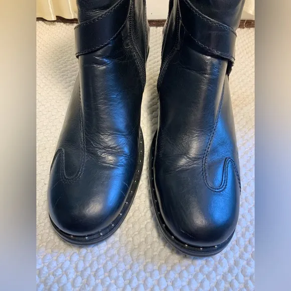 HARLEY DAVIDSON DELLA WOMENS LEATHER MOTOR CYCLE BOOTS