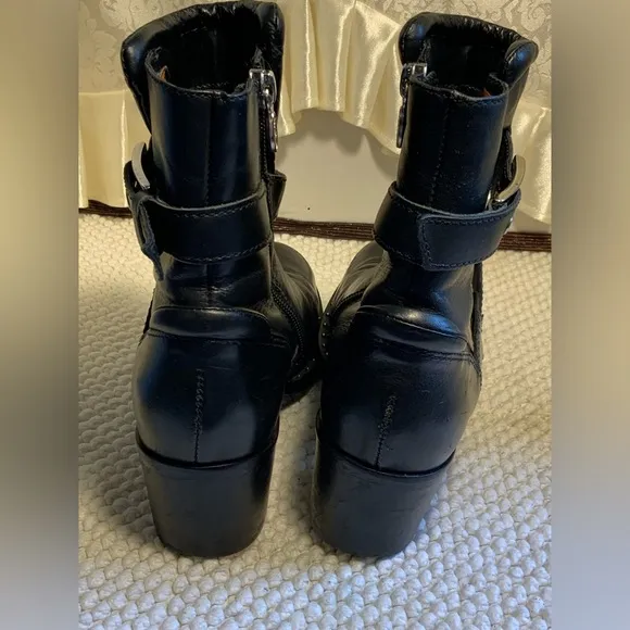 HARLEY DAVIDSON DELLA WOMENS LEATHER MOTOR CYCLE BOOTS