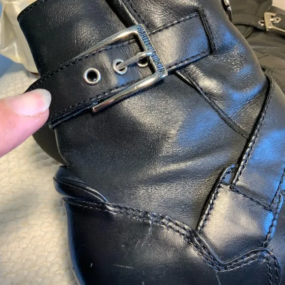 HARLEY DAVIDSON DELLA WOMENS LEATHER MOTOR CYCLE BOOTS