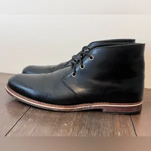 Helm Black Leather Chukka Boots Mens size 8